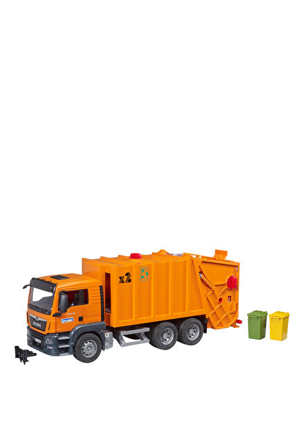 Man Tgs Orange Toy Garbage Truck