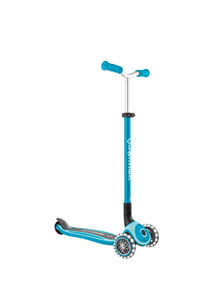 Master Işıklı Okyanus Mavisi Katlanabilir Unisex Çocuk Scooter