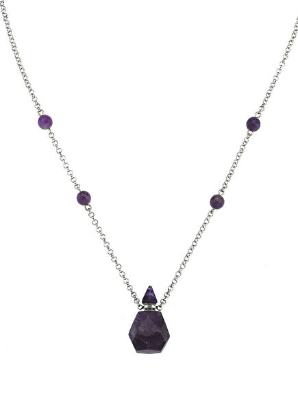 Ametist Scent Doğal Taş Kadın Kolye