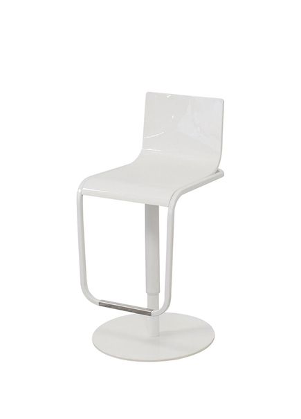 Jolie White Metal Bar Sandalyesi