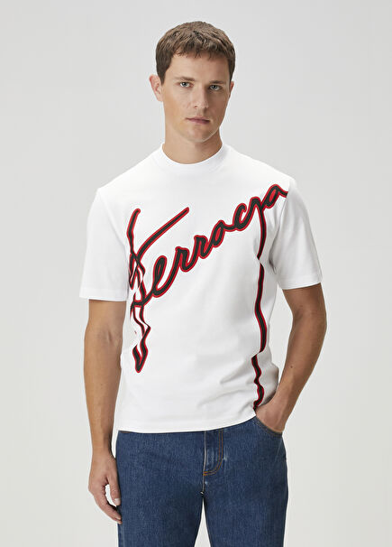 White Burgundy T-Shirt