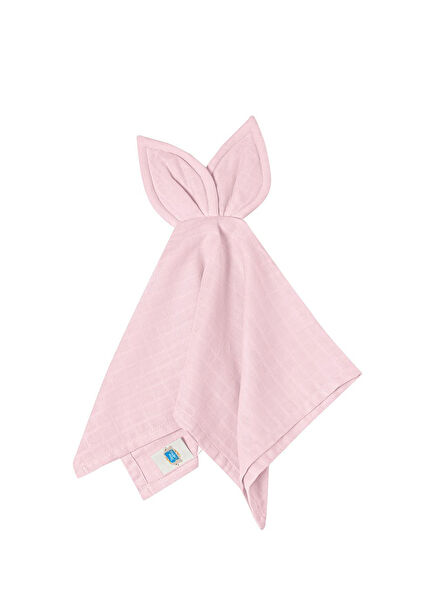 Tavşan Kulaklı Innocent Pink Müslin Uyku Arkadaşı