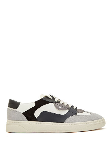 GZ94 Gri Erkek Deri Sneaker