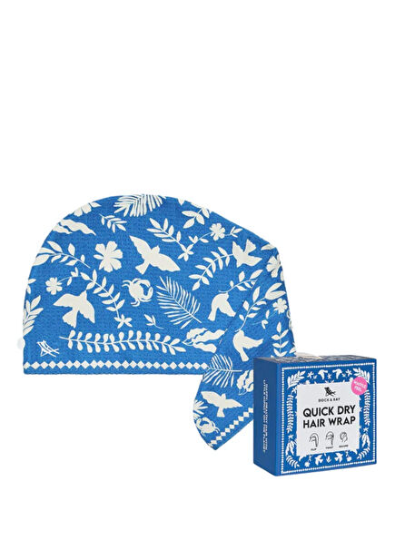 Waffle Serene Songbirg Women's Hair Towel