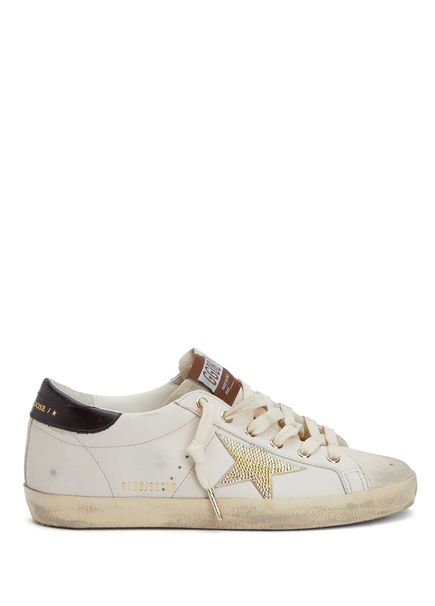 Super Star White Gold Women's Leather Sneakers