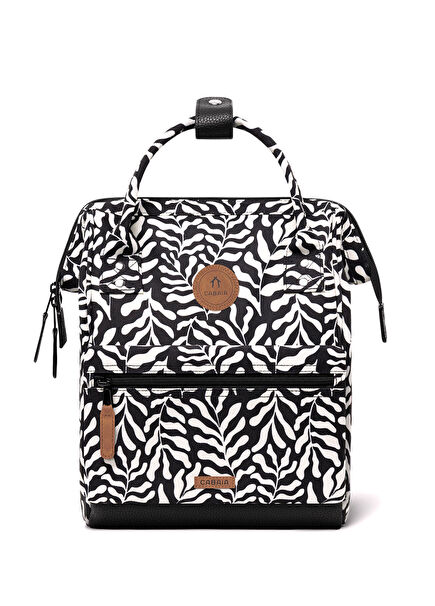 Adventurer Luanda Black Patterned Small Size Unisex Backpack