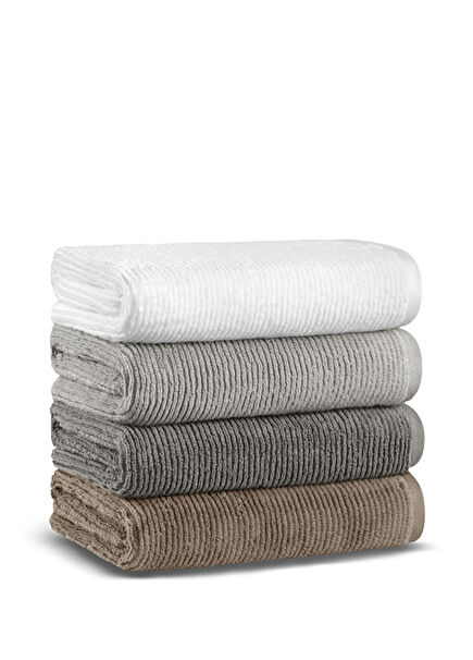 Slim Ribbed Fibrosoft ® Carbon Cotton Single Hand Towel 30 x 40 cm