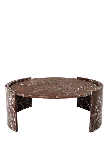 Vetra Burgundy Marble Coffee Table
