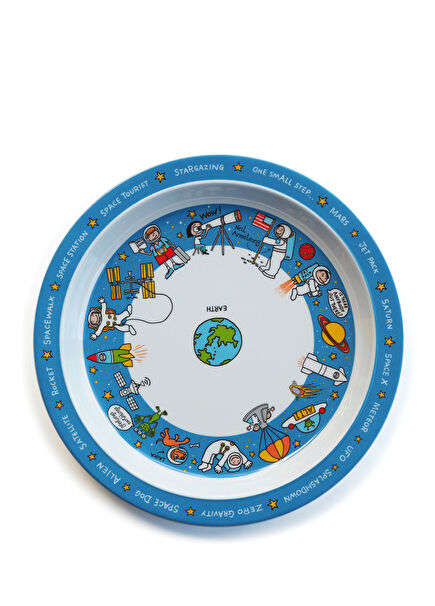 Space Melamin Çocuk Mama Tabağı