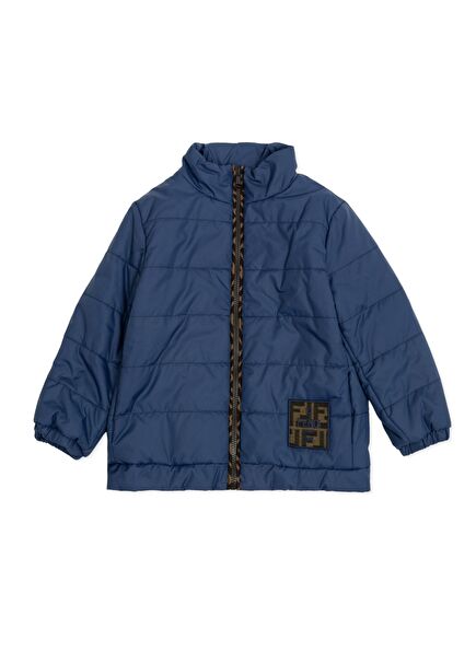 Navy Blue Kids Puff Coat