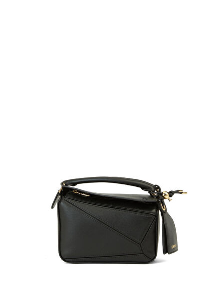 x Paula's Ibiza Puzzle Siyah Kadın Deri Çanta