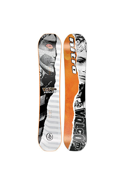Ripper x Volcom Colorful Unisex Kids Snowboard