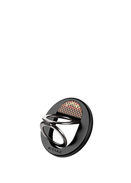Aramid Fiber MagEZ Grip 3 Ring Stand MagSafe Compatible Magnetic Phone Holder