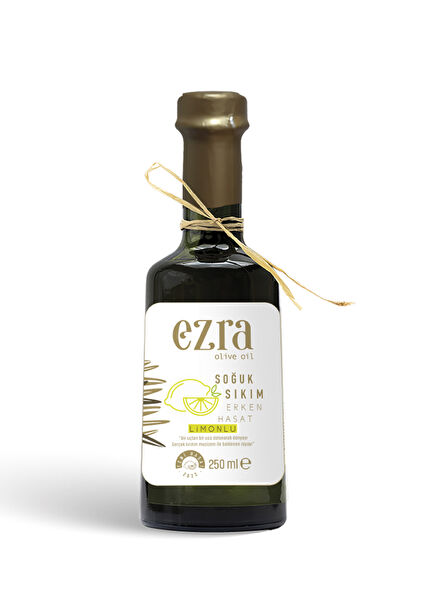 Soğuk Sıkım Naturel Erken Hasat Limonlu Zeytinyağı 250 ml
