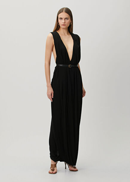 Black Maxi Evening Dress