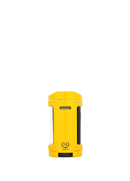 Yellow 4 Purple Cigar Lighter with Flame Stand