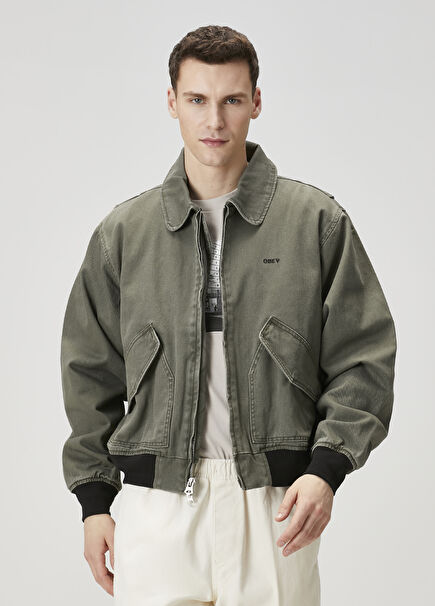 Khaki Denim Jacket