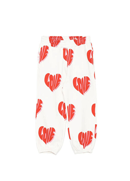 Çok Renkli Baskılı Kız Çocuk Jogger Pantolon