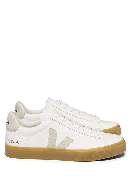 Campo Chromefree Beyaz Ekru Kadın Deri Sneaker