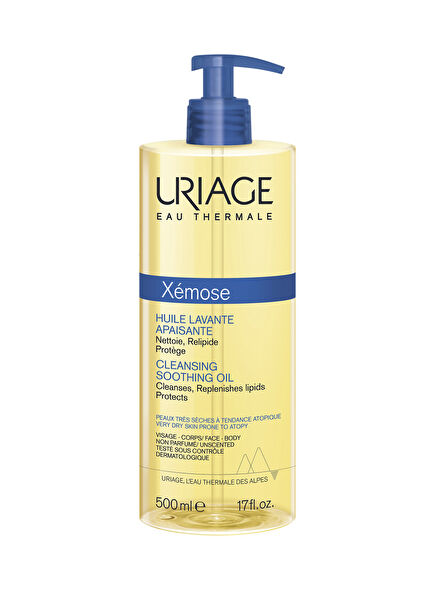 Xemose Huile Lavante Apaisante Atopik Ciltler İçin Yüz ve Vücut Temizleme Yağı 500 ml
