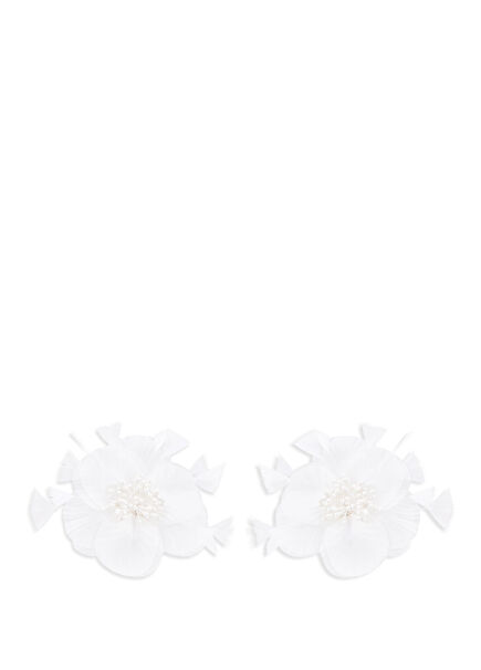 Galia İpek Şifon Kumaş ve Tüy Detaylı Duvak Aksesuarı