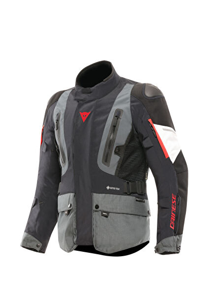 Carve Master 4 Ebony Black Gore-Tex Men's Motorcycle Jacket