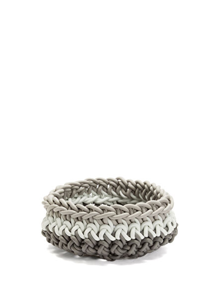 Classico Colorblocked El Yapımı Tığ İşi Sepet