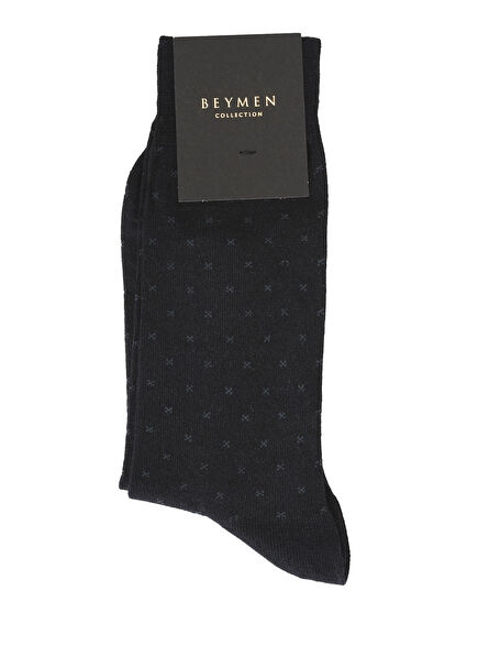Black Jacquard Men's Bamboo Socks