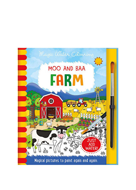 Magic Water Colouring - Farm Çocuk Yabancı Dil Aktivite Kitabı