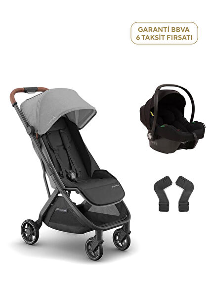 Minu V3 Cosmo Greyson Black Travel System Baby Stroller