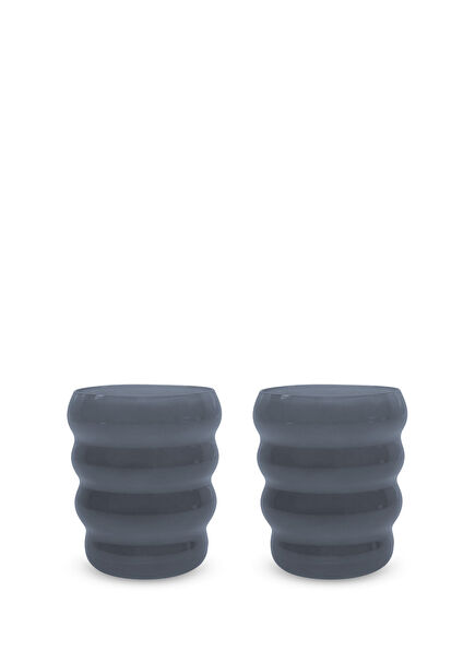 Monterey 2-Piece Blue Glass Water Glass Set