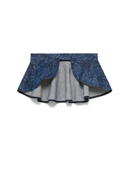 Koyu Mavi Kadın Organik Pamuk Denim Kemer