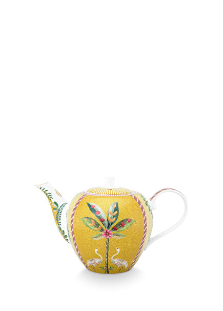 La Majorelle Sarı 1600 ml Porselen Demlik