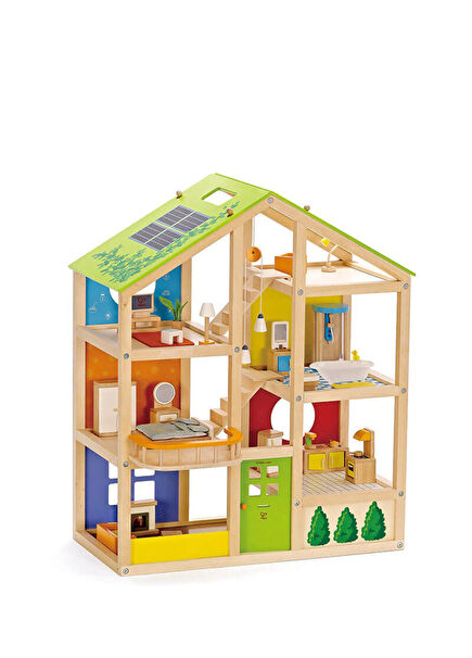 4 Mevsim Mobilyalı Oyuncak Ev