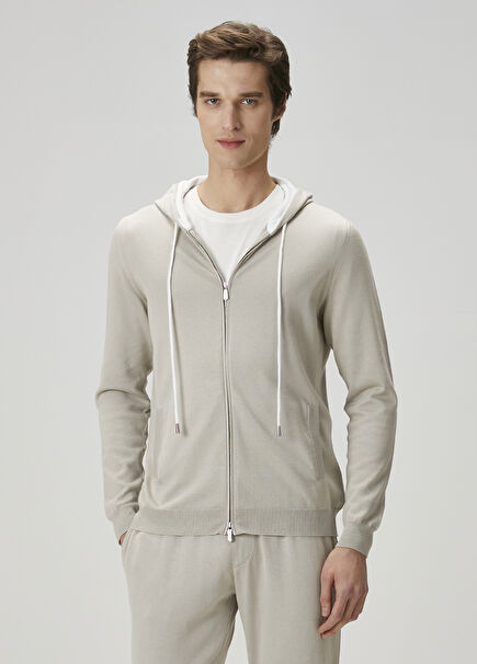 Bej Sweatshirt