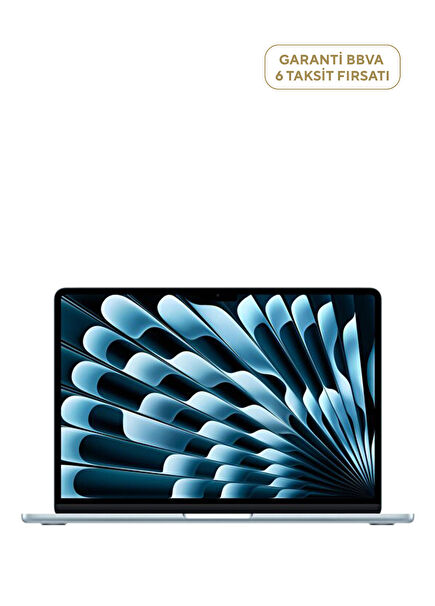 MacBook Air 13" M5 Çip 10 Çekirdekli CPU 8 Çekirdekli GPU 16GB Bellek 512GB SSD Gök Mavisi Laptop MDHH4TU/A