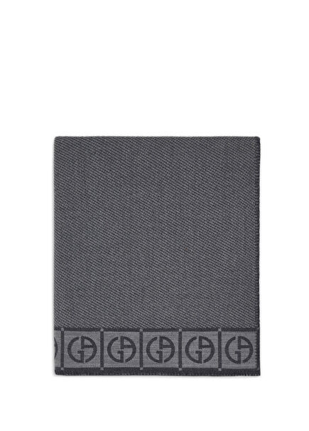 Editore Gri %100 Pamuk Koltuk Şalı 155 x 172 cm