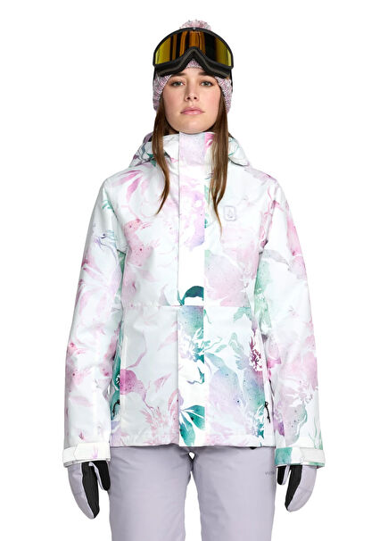 Volcom Bolt Wht White Women's Ski Snowboard Coat