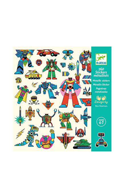 Çıkartmalar Robotlar Sticker Seti