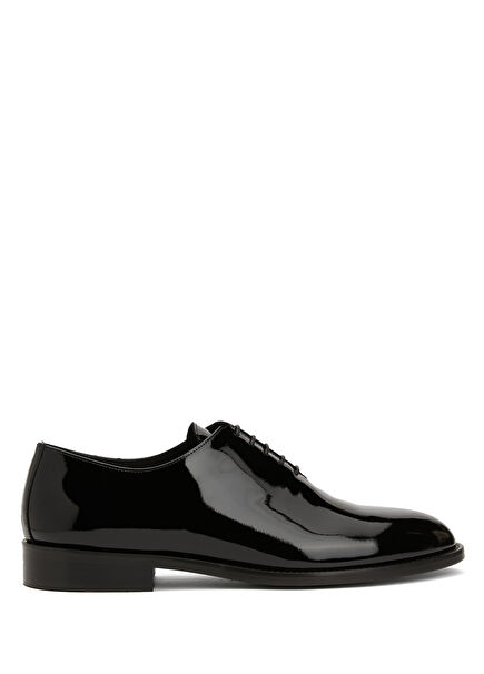 Black Leather Tuxedo Shoes