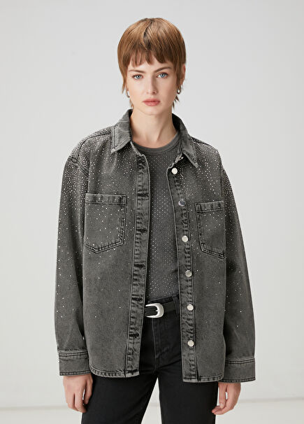 Grey Stone Denim Jacket