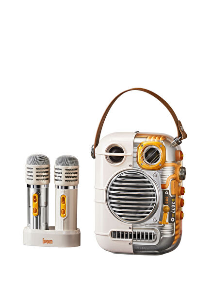 Spark Pro Çift Karaoke Mikrofonlu Bluetooth Hoparlör 80W