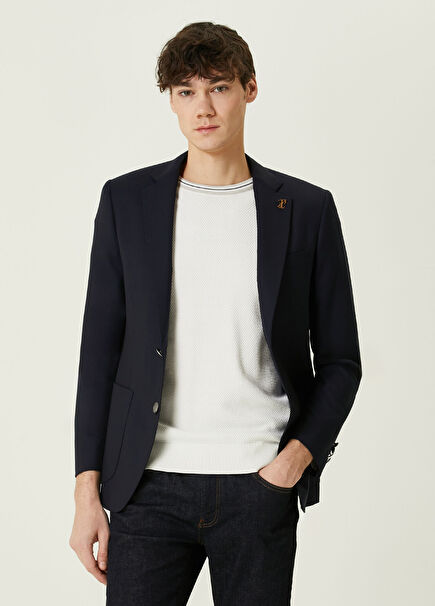 Lacivert Yün Ceket