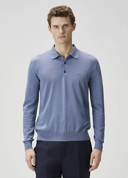 Mavi Polo Yaka Triko