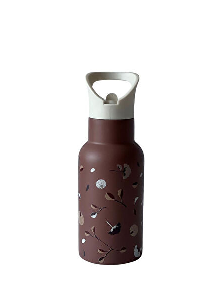 Juno Carnival Train Stainless Steel Brown Thermos 350 ml