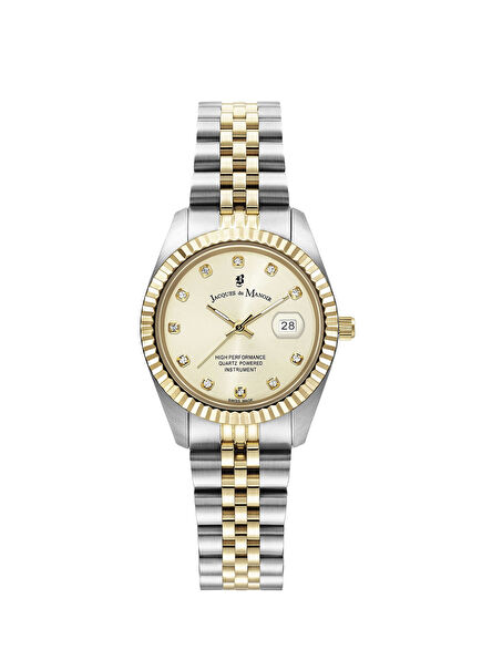 JWL01201 Metallic Gray Women's Wrist Watch