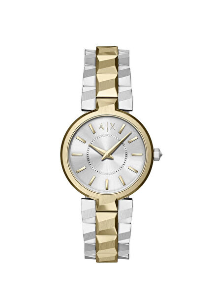 AX4406 Gold Metallic Grey Steel Ladies' Watch