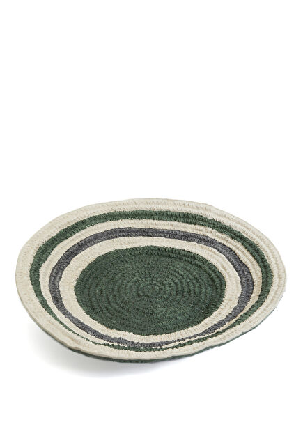Aster Green Decorative Plate
