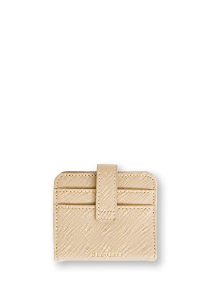 Cream Unisex Card Holder
