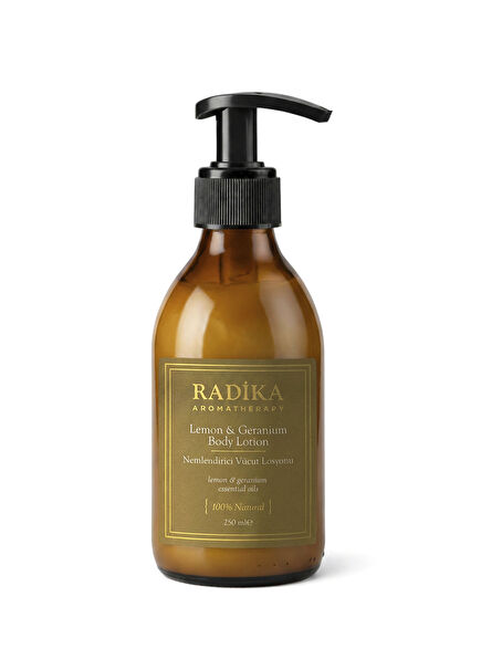 Lemon & Geranium Moisturizing Hand and Body Lotion 250 ml